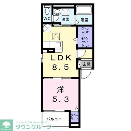 ヴィラ リヴァージュの物件間取画像
